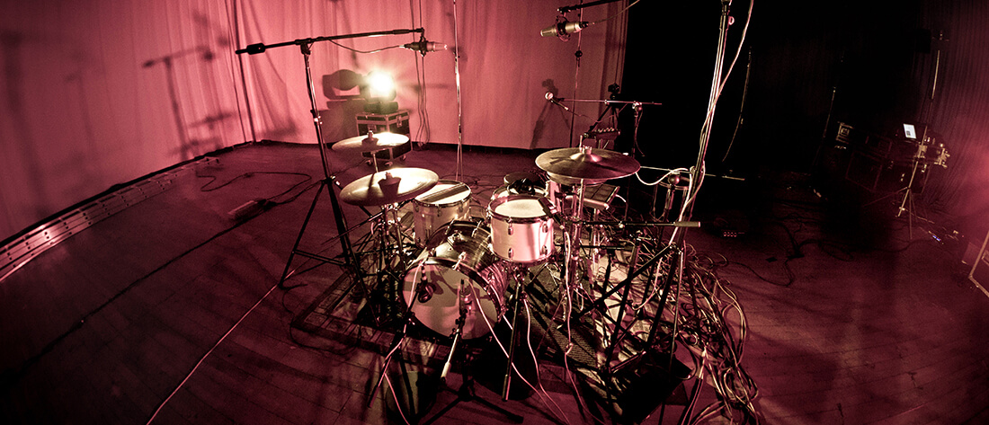 Drum recording setup Toot Toot in Mankku Studio copy